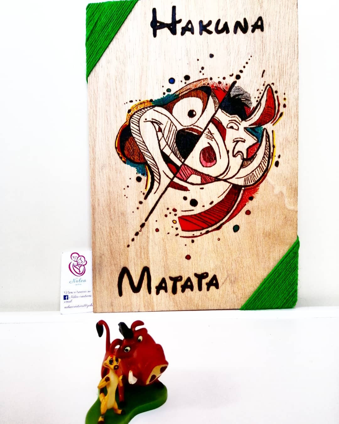 Quadretto “Hakuna Matata” riproducibile con altri colori