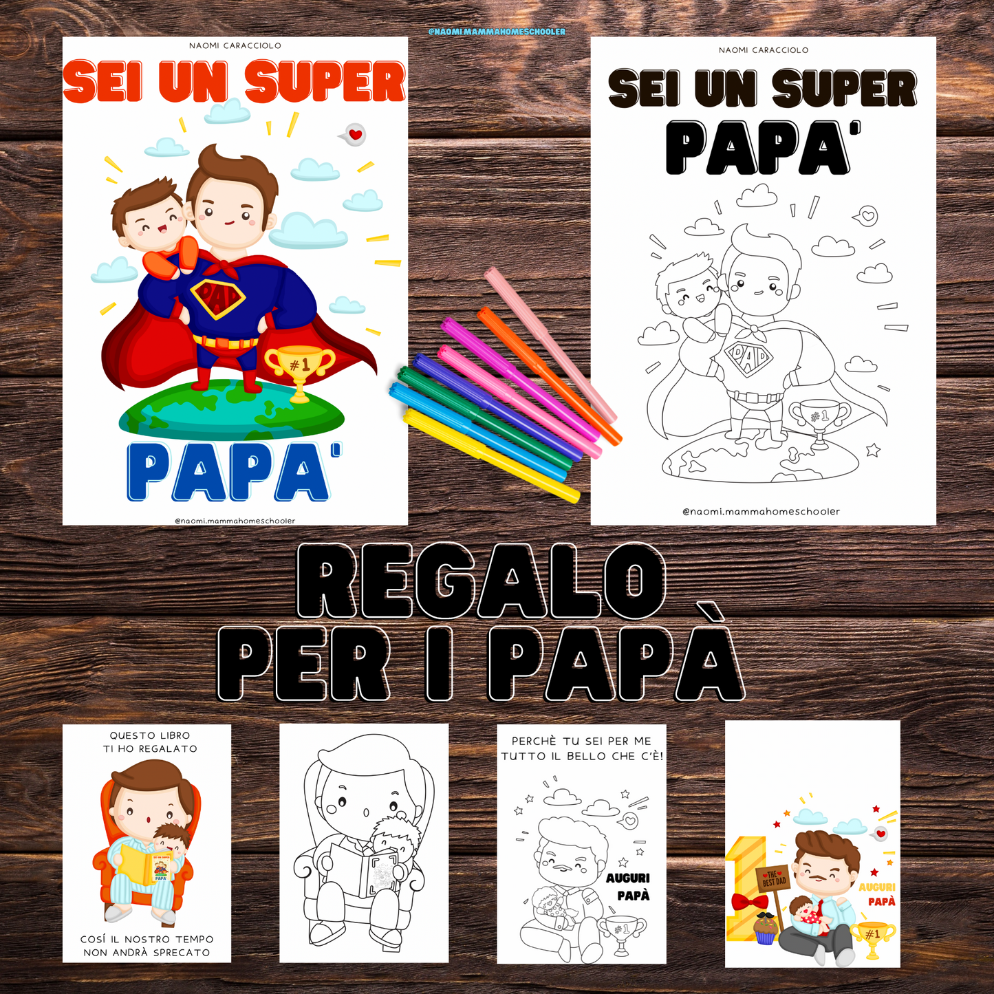 Super Papà - pdf regalo per ogni occasione (Maschietto)