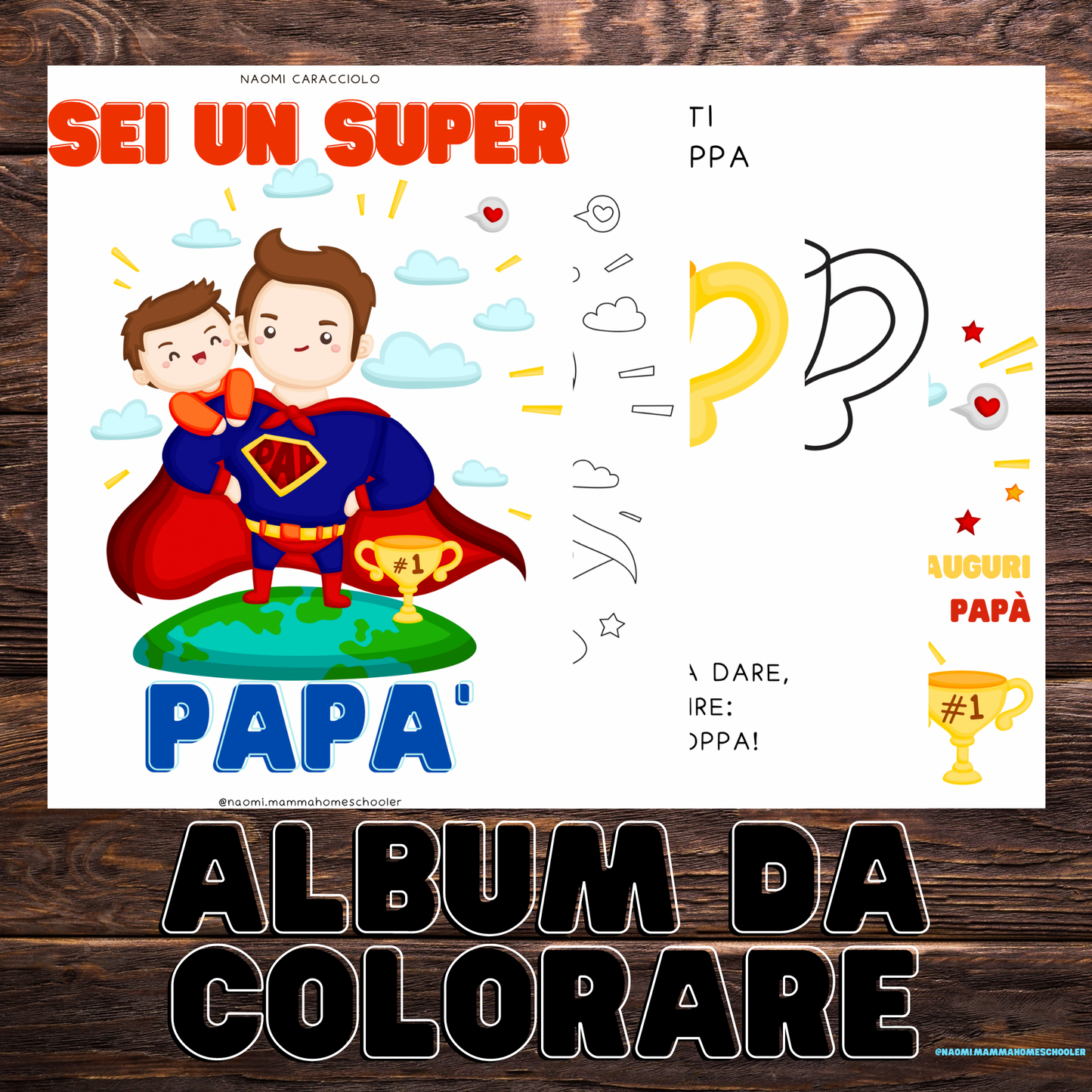 Super Papà - pdf regalo per ogni occasione (Maschietto)