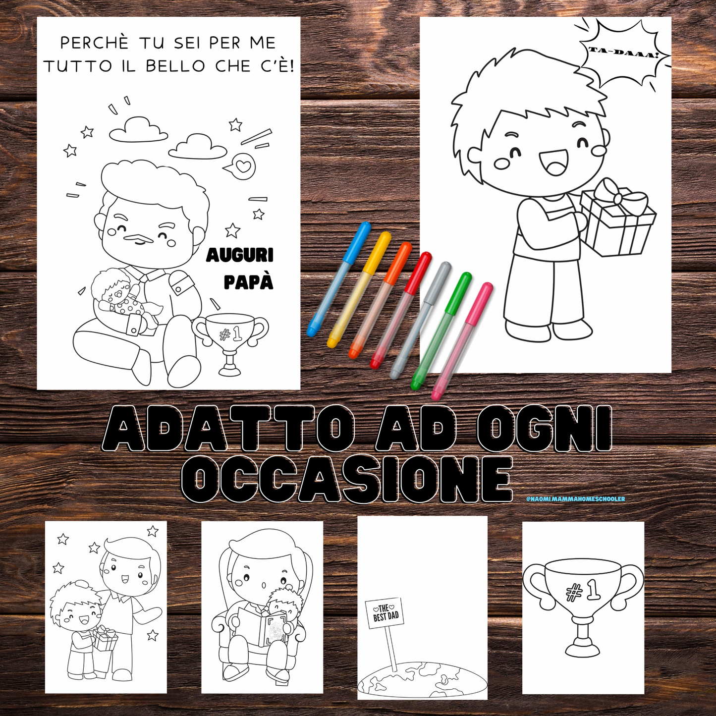 Super Papà - pdf regalo per ogni occasione (Maschietto)