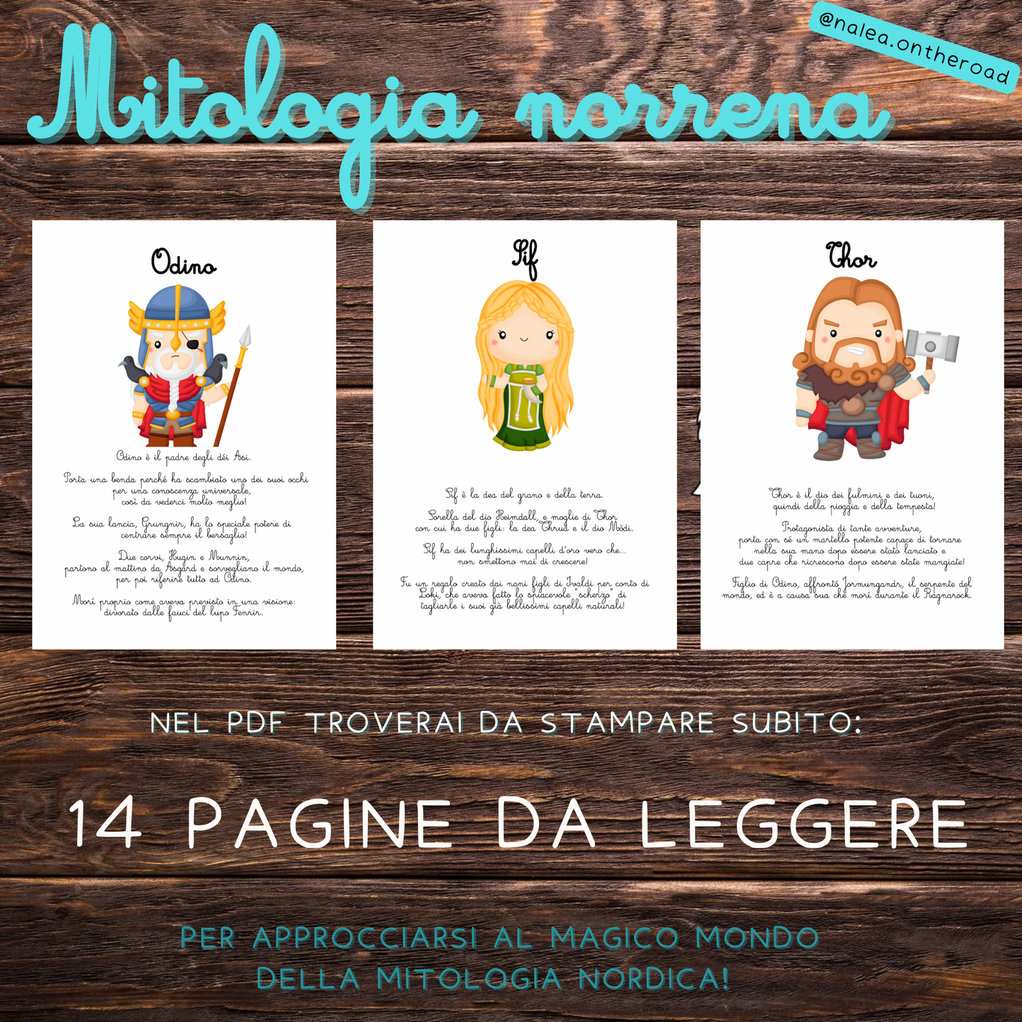 Mitologia norrena - Flashcards con descrizioni