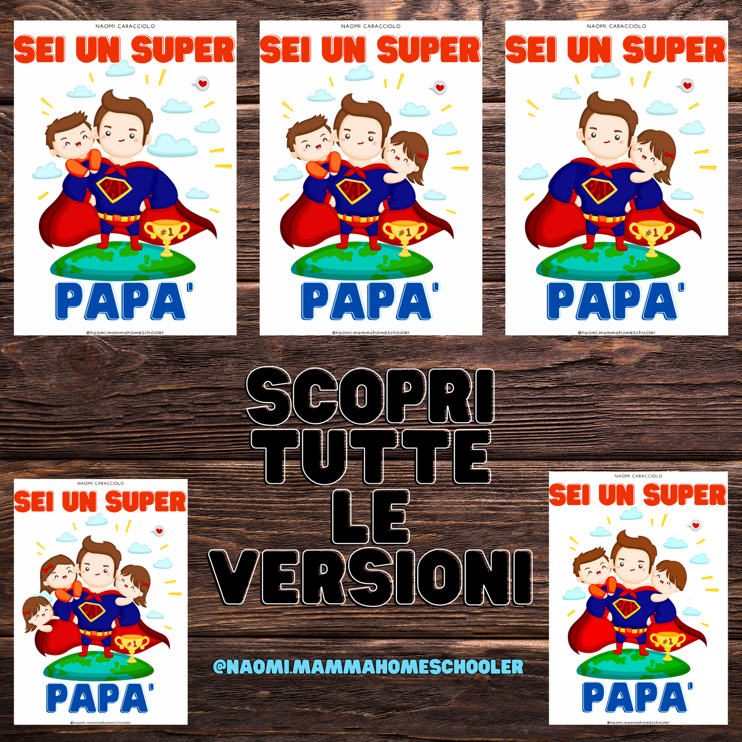 Super Papà - pdf regalo per ogni occasione (Femminuccia)