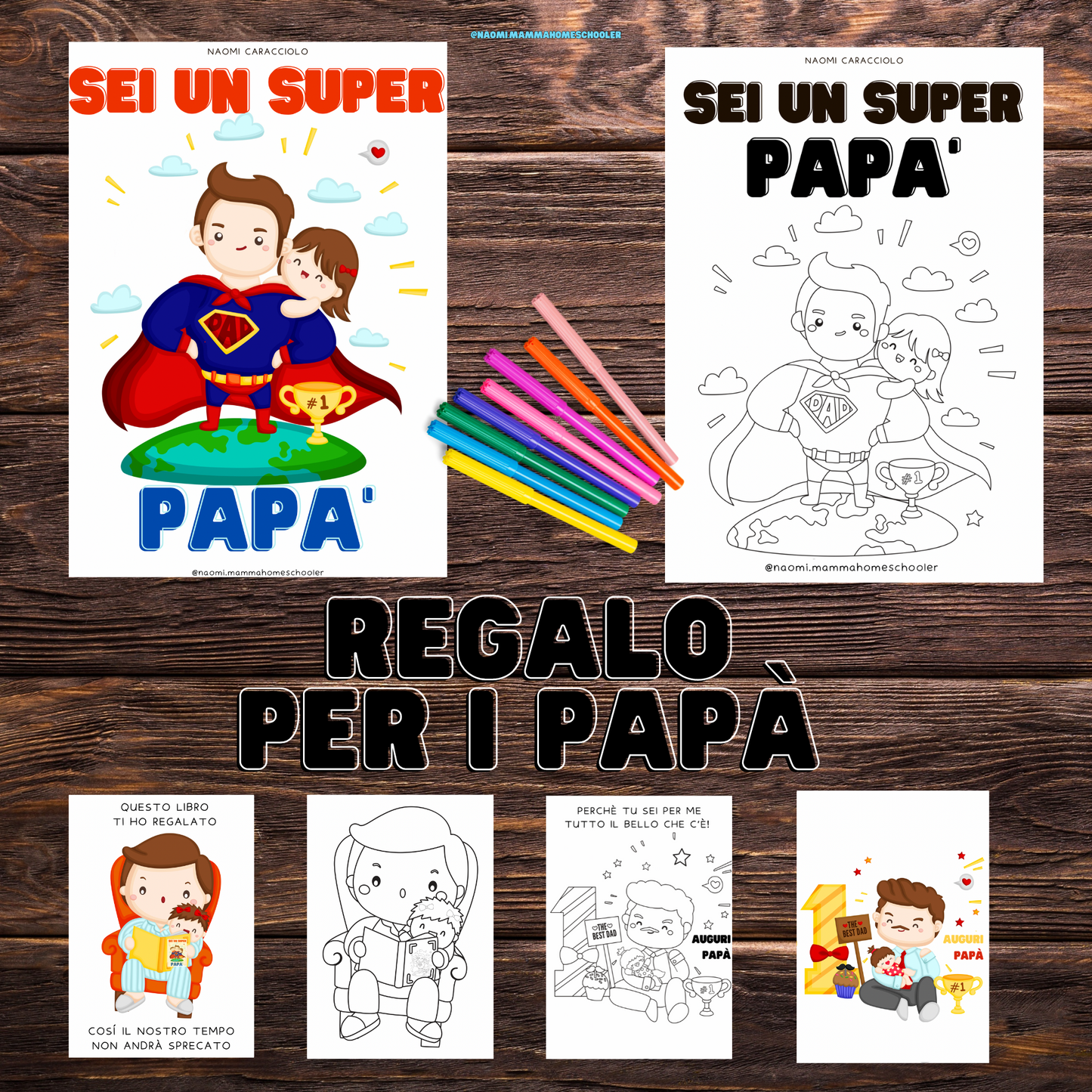 Super Papà - pdf regalo per ogni occasione (Femminuccia)