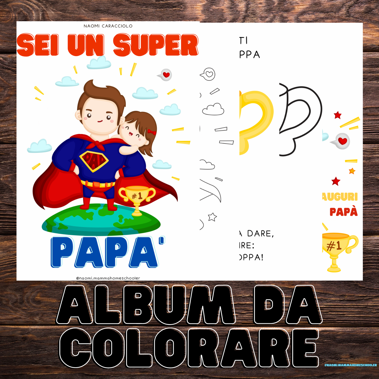 Super Papà - pdf regalo per ogni occasione (Femminuccia)